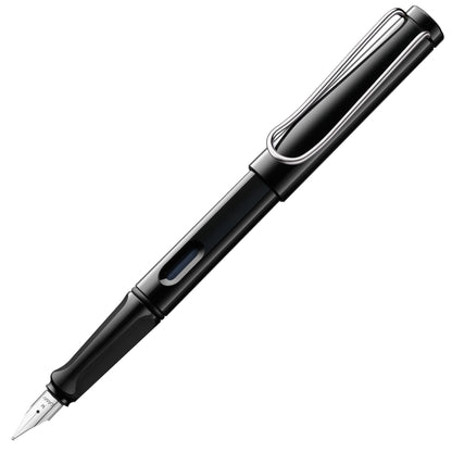 LAMY safari yellow - Fountain Pen with ergonomic grip & polished steel nib in size M - ideal for any Writing & Calligraphy - including LAMY T 10 blue cartridge - Right-Handed