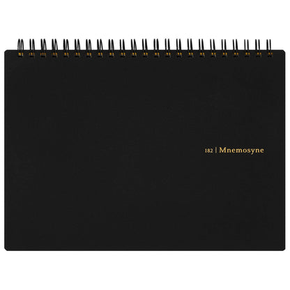 Maruman Mnemosyne Spiral Notebook, Horizontal A3, 11.69"x16.54", 5mm Grid