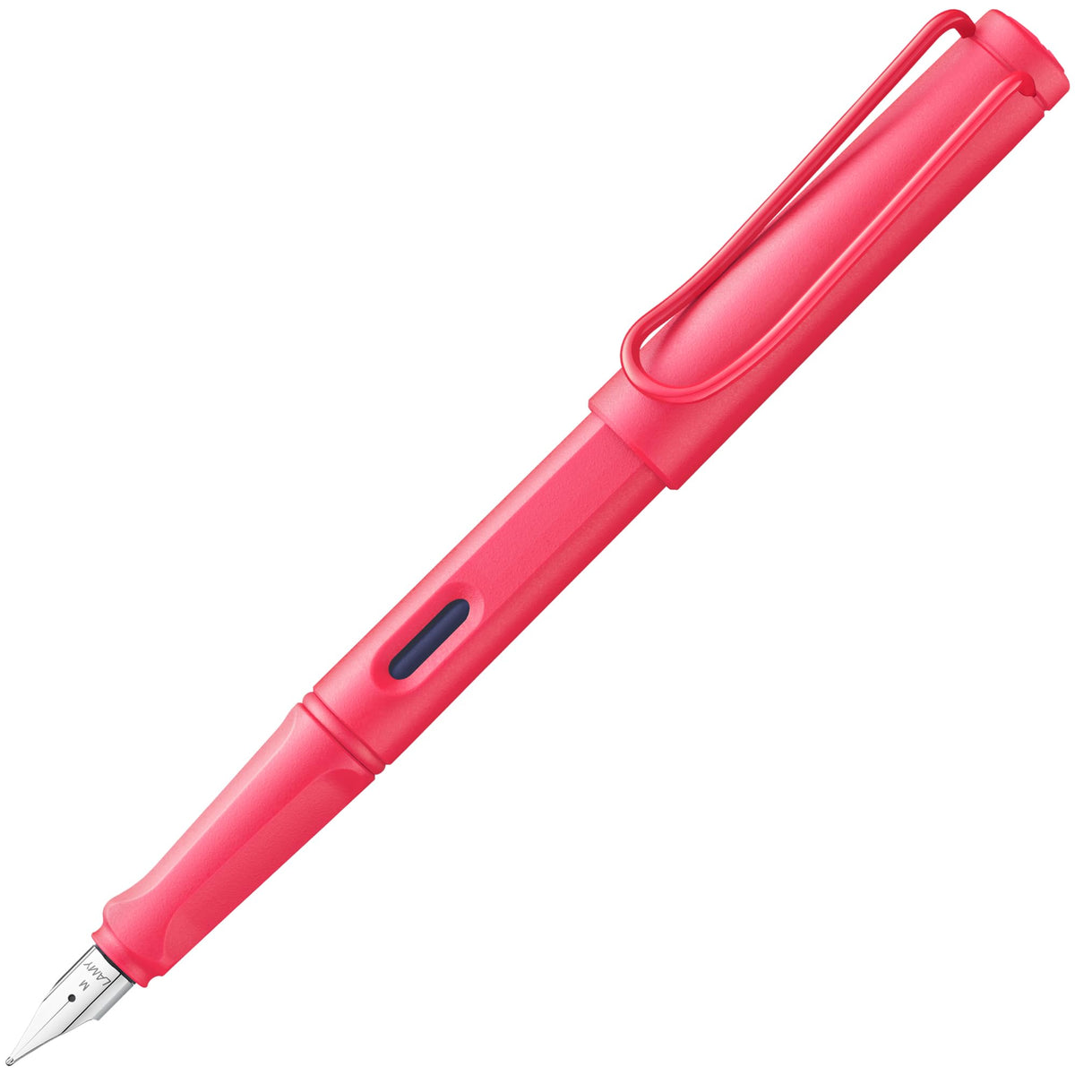 LAMY safari blue - Fountain Pen with ergonomic grip & polished steel nib in size F - ideal for any Writing & Calligraphy - including LAMY T 10 blue cartridge - Right-Handed