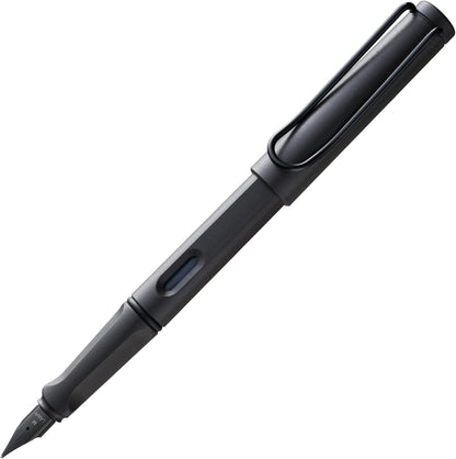 LAMY safari umbra - Fountain Pen with ergonomic grip & polished steel nib in size F - ideal for any Writing & Calligraphy - including LAMY T 10 blue cartridge - Right-Handed