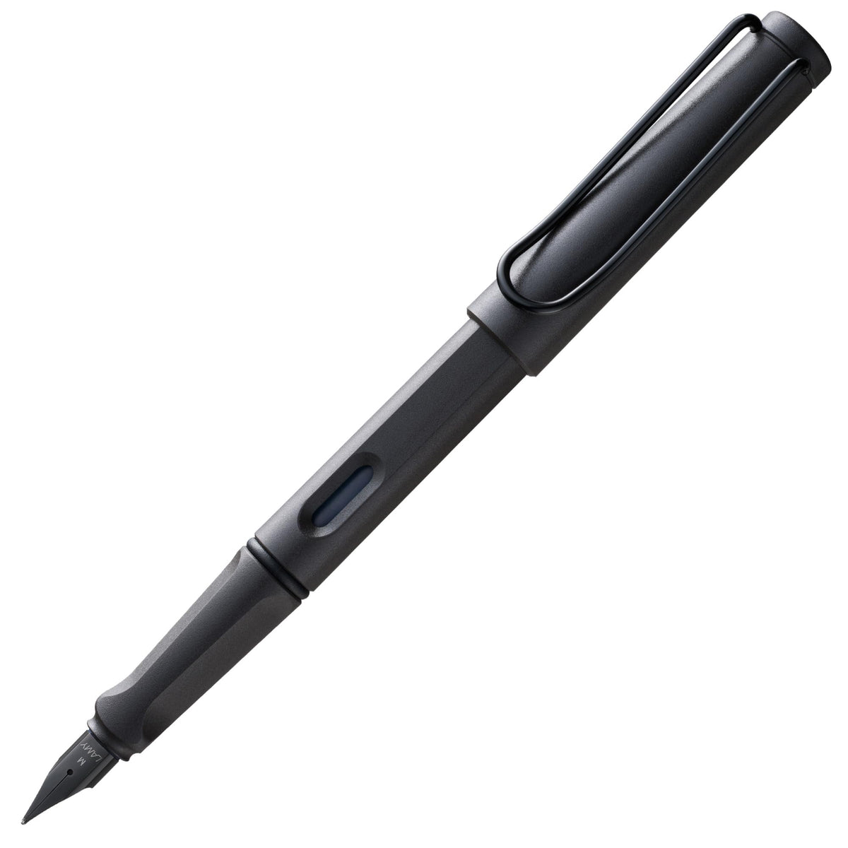 LAMY safari blue - Fountain Pen with ergonomic grip & polished steel nib in size F - ideal for any Writing & Calligraphy - including LAMY T 10 blue cartridge - Right-Handed