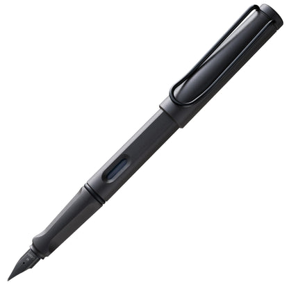 LAMY safari blue - Fountain Pen with ergonomic grip & polished steel nib in size F - ideal for any Writing & Calligraphy - including LAMY T 10 blue cartridge - Right-Handed