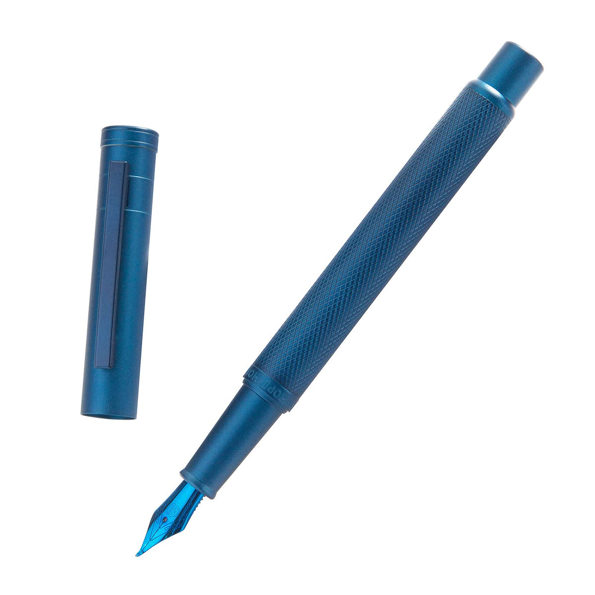 Asvine Dark Green Forest Fountain Pen Extra Fine Nib Classic Design with Converter and Metal Pen Case Set