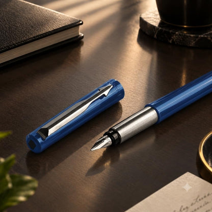 Parker Vector Standard Calligraphy Ct Fountain Pen (Blue)