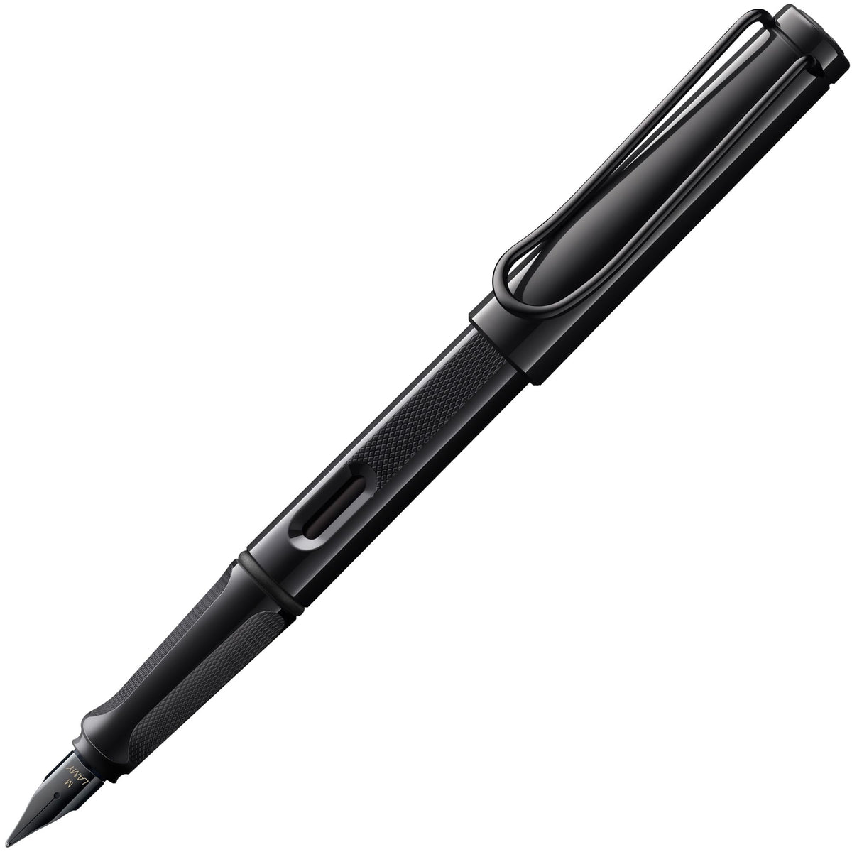 LAMY safari yellow - Fountain Pen with ergonomic grip & polished steel nib in size M - ideal for any Writing & Calligraphy - including LAMY T 10 blue cartridge - Right-Handed