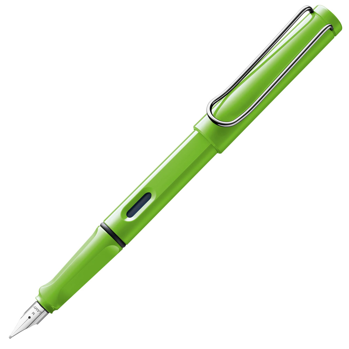 LAMY safari blue - Fountain Pen with ergonomic grip & polished steel nib in size F - ideal for any Writing & Calligraphy - including LAMY T 10 blue cartridge - Right-Handed