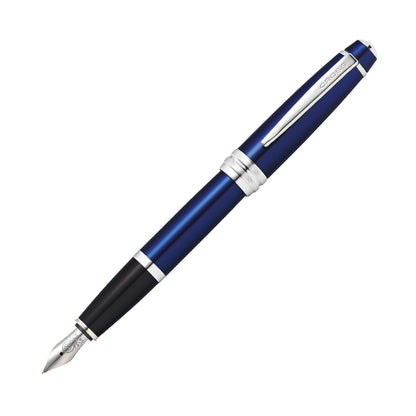 Cross Bailey Matte Black Lacquer Fine Nib Fountain Pen, Black Ink
