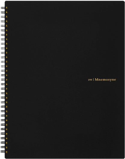 Maruman Mnemosyne Spiral Notebook, A4, 8.27"x11.69", 7mm College Ruled