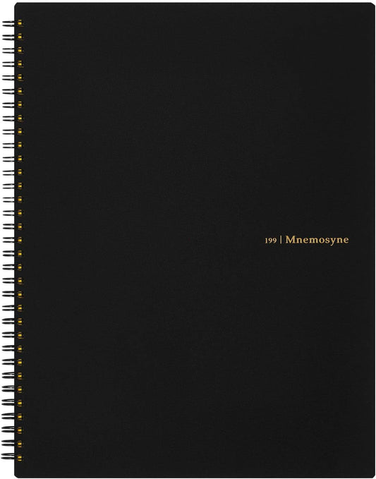 Maruman Mnemosyne Spiral Notebook, A4, 8.27"x11.69", 7mm College Ruled