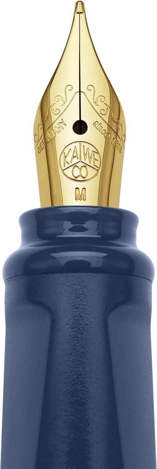 Moleskine x Kaweco, Fountain Pen, Medium Nib, Blue with Blue Ink