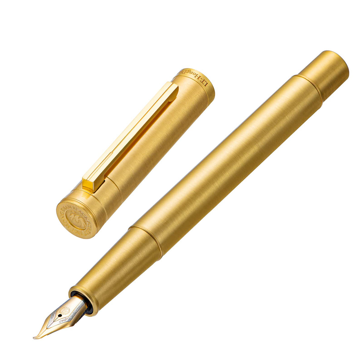 Asvine Dark Green Forest Fountain Pen Extra Fine Nib Classic Design with Converter and Metal Pen Case Set
