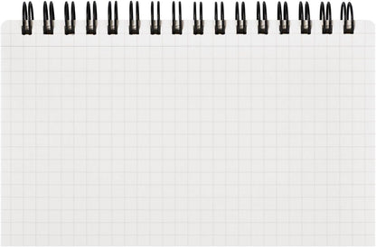 Maruman Mnemosyne Spiral Notebook, Horizontal A3, 11.69"x16.54", 5mm Grid