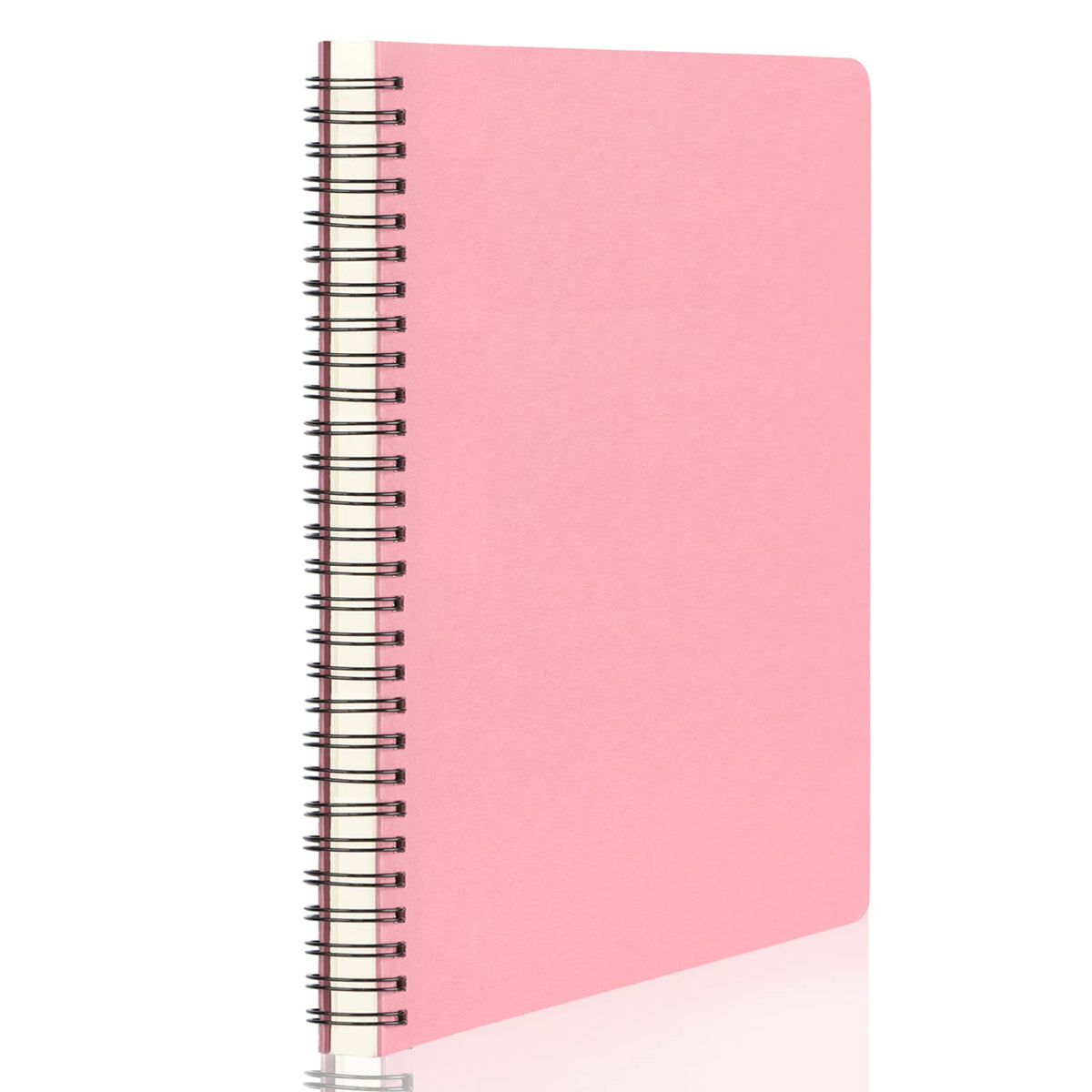 EUSOAR Spiral Ruled Notebook, A5 3packs 5.5"X8.3" 120 Pages Lined Travel Writing Notebooks Journal, Memo Notepad Sketchbook, Office Business Subject Diary Ruled Spiral Book Journal-Coffee Cover