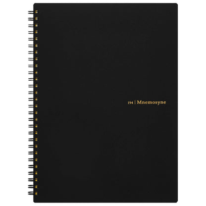 Maruman Mnemosyne Spiral Notebook, A4, 8.27"x11.69", 7mm College Ruled