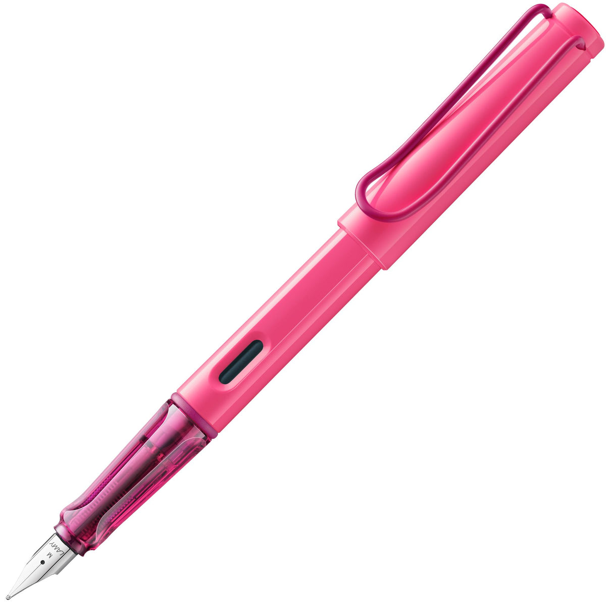 LAMY safari blue - Fountain Pen with ergonomic grip & polished steel nib in size F - ideal for any Writing & Calligraphy - including LAMY T 10 blue cartridge - Right-Handed