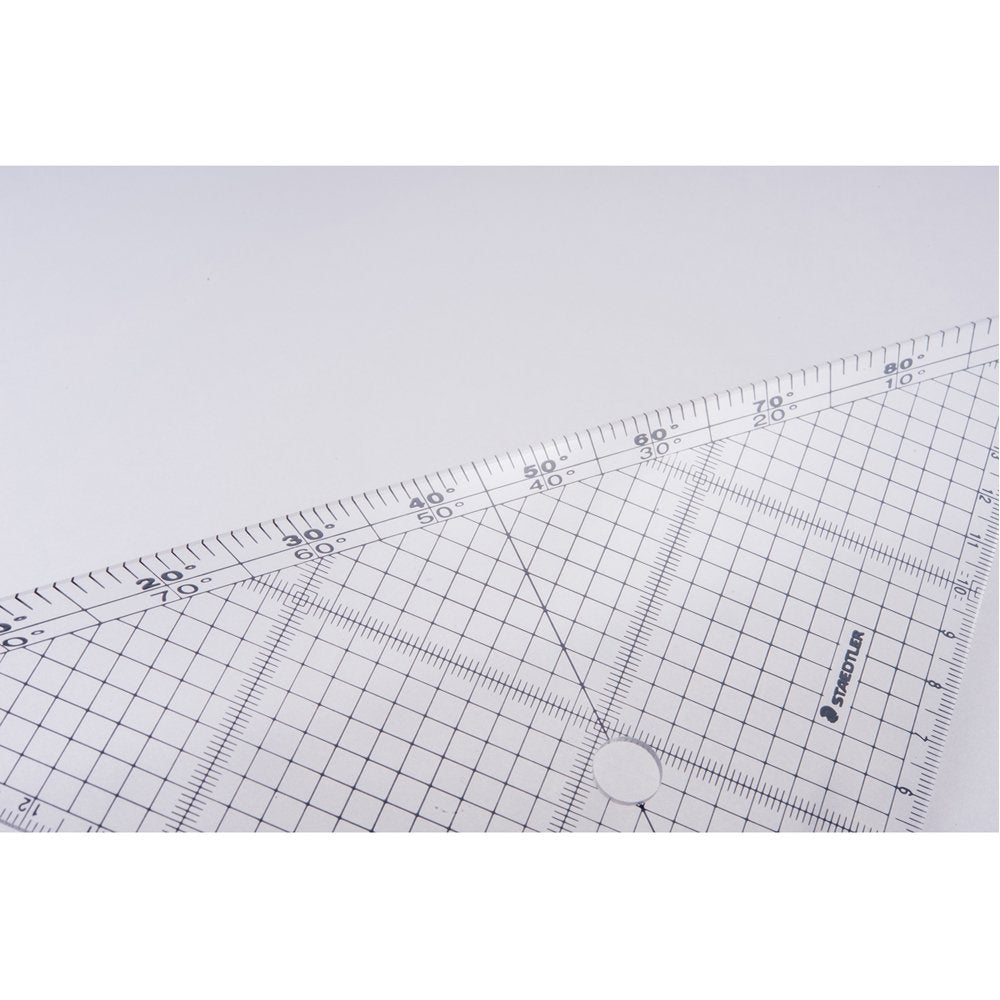 STAEDTLER 966 30 Triangle Ruler Drawing Set for Layout 11.8 inches (30 cm)