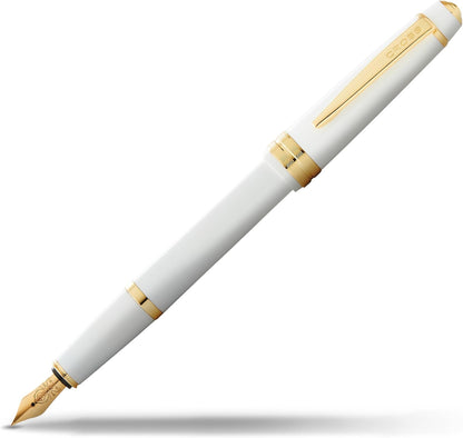 Cross Bailey Light Polished Burgundy Fountain Pen, Black Ink