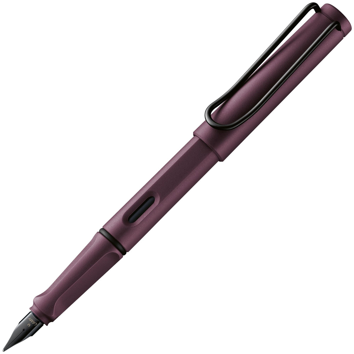 LAMY safari blue - Fountain Pen with ergonomic grip & polished steel nib in size F - ideal for any Writing & Calligraphy - including LAMY T 10 blue cartridge - Right-Handed