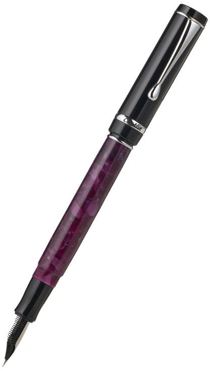 Conklin Duragraph Fountain Pen Ice Blue - Fine Nib, Elegant Writing Instrument with Cool Blue Finish