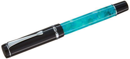Conklin Duragraph Fountain Pen Ice Blue - Fine Nib, Elegant Writing Instrument with Cool Blue Finish
