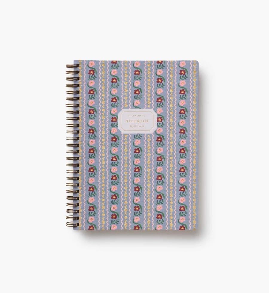 RIFLE PAPER CO. Curio Spiral Notebook with Full-Color Illustration