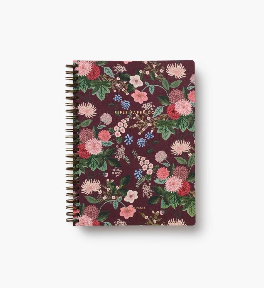 RIFLE PAPER CO. Curio Spiral Notebook with Full-Color Illustration