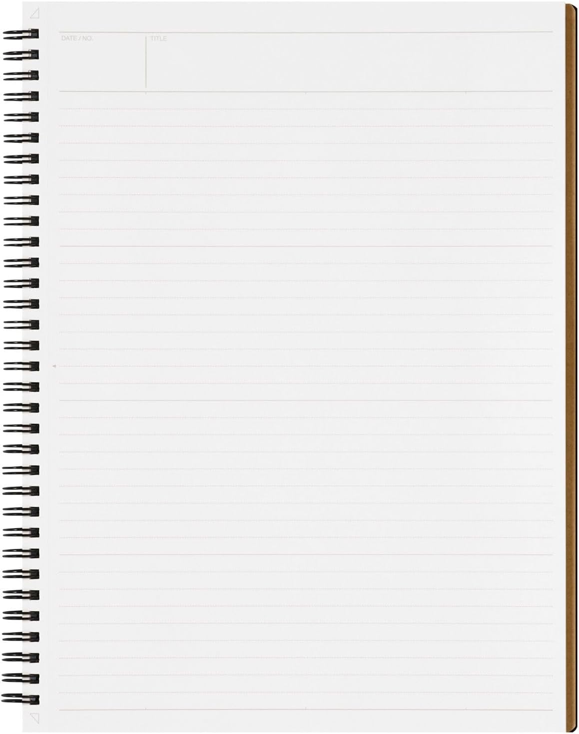 Maruman Mnemosyne Spiral Notebook, A4, 8.27"x11.69", 7mm College Ruled