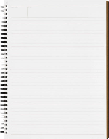 Maruman Mnemosyne Spiral Notebook, A4, 8.27"x11.69", 7mm College Ruled