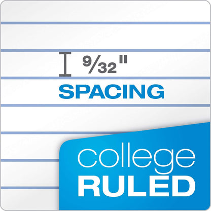 Oxford Spiral Notebooks, Bulk College Ruled Spiral Notebooks for School, 1-Subject, College Ruled Paper, 70 Lined Sheets, 24 per Pack, 3-Hole Punch, Colors May Vary (65021)