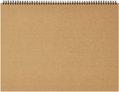 Maruman Mnemosyne Spiral Notebook, Horizontal A3, 11.69"x16.54", 5mm Grid