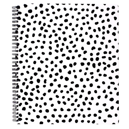 Steel Mill & Co. Cute Floral Large Spiral Notebook, Orange Flower