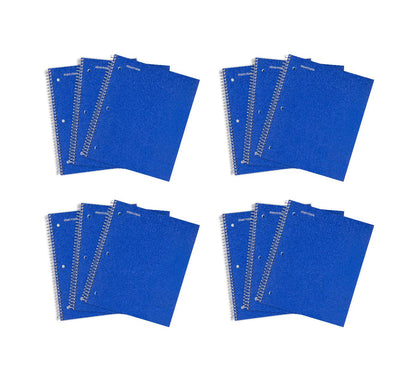 Mintra Office Durable Spiral Notebooks, 1 Subject, (Spring Pink, Sun Yellow, Arctic Ice, College Ruled 3pk)