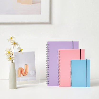 MSTONAL 3 Pack Small Spiral Notebook College Ruled Pocket Size A6 4.3"x5.7"