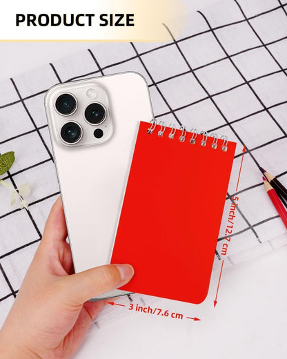 Dynta Mini Spiral Notebooks Bulk 3x5 Inch Memo Pads,Small Notepad Top Bound