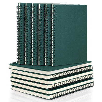 EUSOAR Spiral Ruled Notebook, A5 3packs 5.5"X8.3" 120 Pages Lined Travel Writing Notebooks Journal, Memo Notepad Sketchbook, Office Business Subject Diary Ruled Spiral Book Journal-Coffee Cover