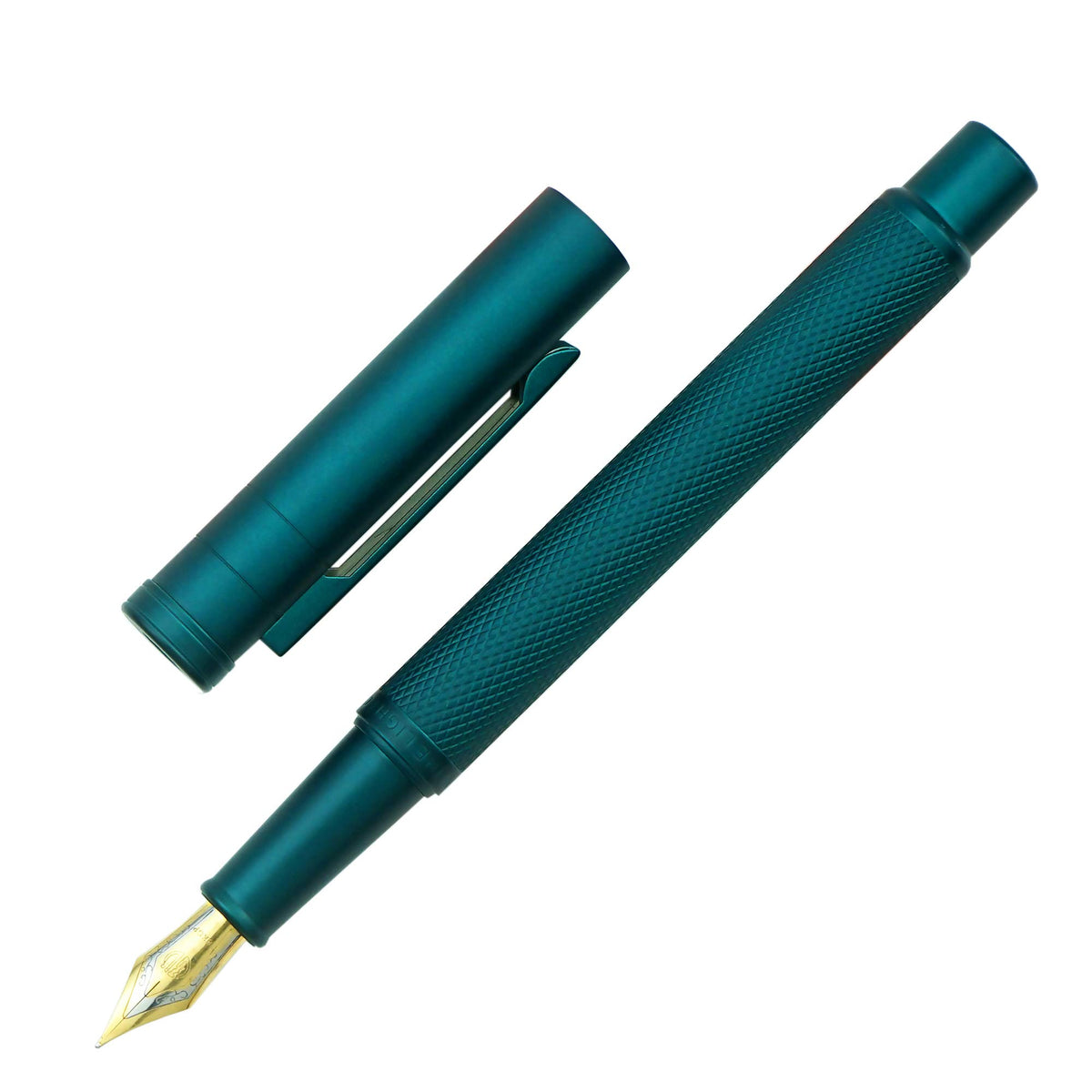 Asvine Black Forest Fountain Pen Fine Nib, Ink Cartridge Not Included, Classic Design with Converter and Metal Pen Case Set