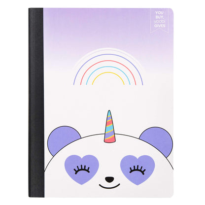 Yoobi College Ruled Spiral Notebooks, 3-Pack, Celestial, 150 Sheets