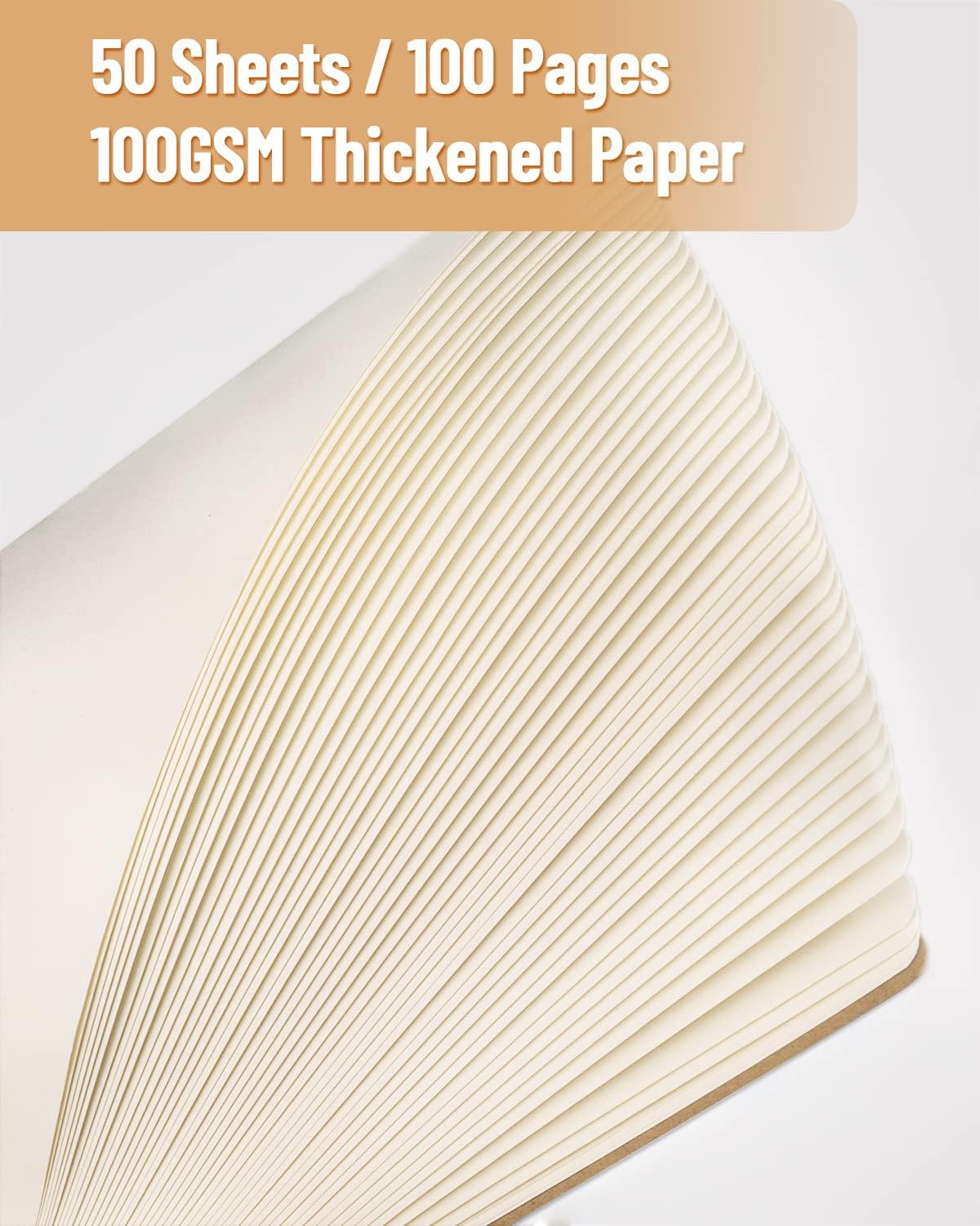 Dynta A5 Spiral Blank Journal, 10 Pack Softcover Unlined Sketch Pad