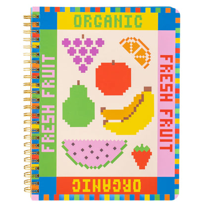 ban.do Small Colorful Spiral Notebook (Mid-Century Stripe)