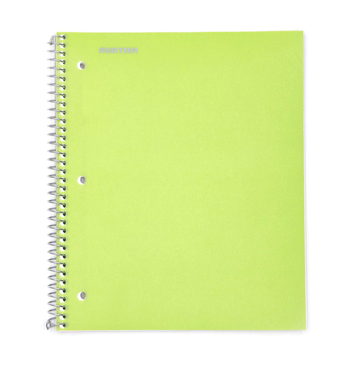 Mintra Office Durable Spiral Notebooks, 1 Subject, (Spring Pink, Sun Yellow, Arctic Ice, College Ruled 3pk)