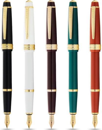 Cross Bailey Light Polished Burgundy Fountain Pen, Black Ink