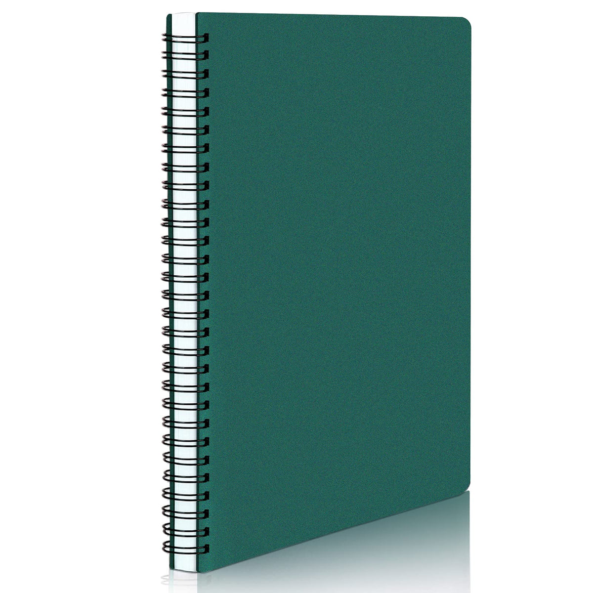 EUSOAR Spiral Ruled Notebook, A5 3packs 5.5"X8.3" 120 Pages Lined Travel Writing Notebooks Journal, Memo Notepad Sketchbook, Office Business Subject Diary Ruled Spiral Book Journal-Coffee Cover