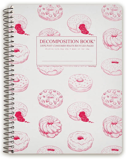 Decomposition Bluebells College Ruled Spiral Notebooks – 9.75 x 7.5 Journal with 160 Lined Pages – Notebooks for School Supplies, Home & Office – 100% Recycled Paper – Made in USA