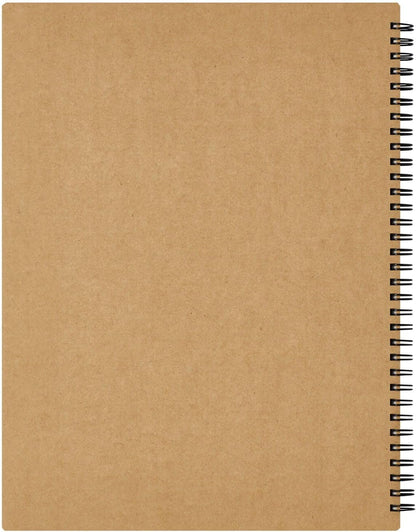 Maruman Mnemosyne Spiral Notebook, A4, 8.27"x11.69", 7mm College Ruled