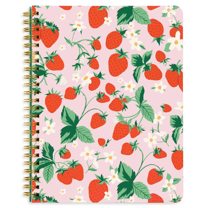 ban.do Small Colorful Spiral Notebook (Mid-Century Stripe)