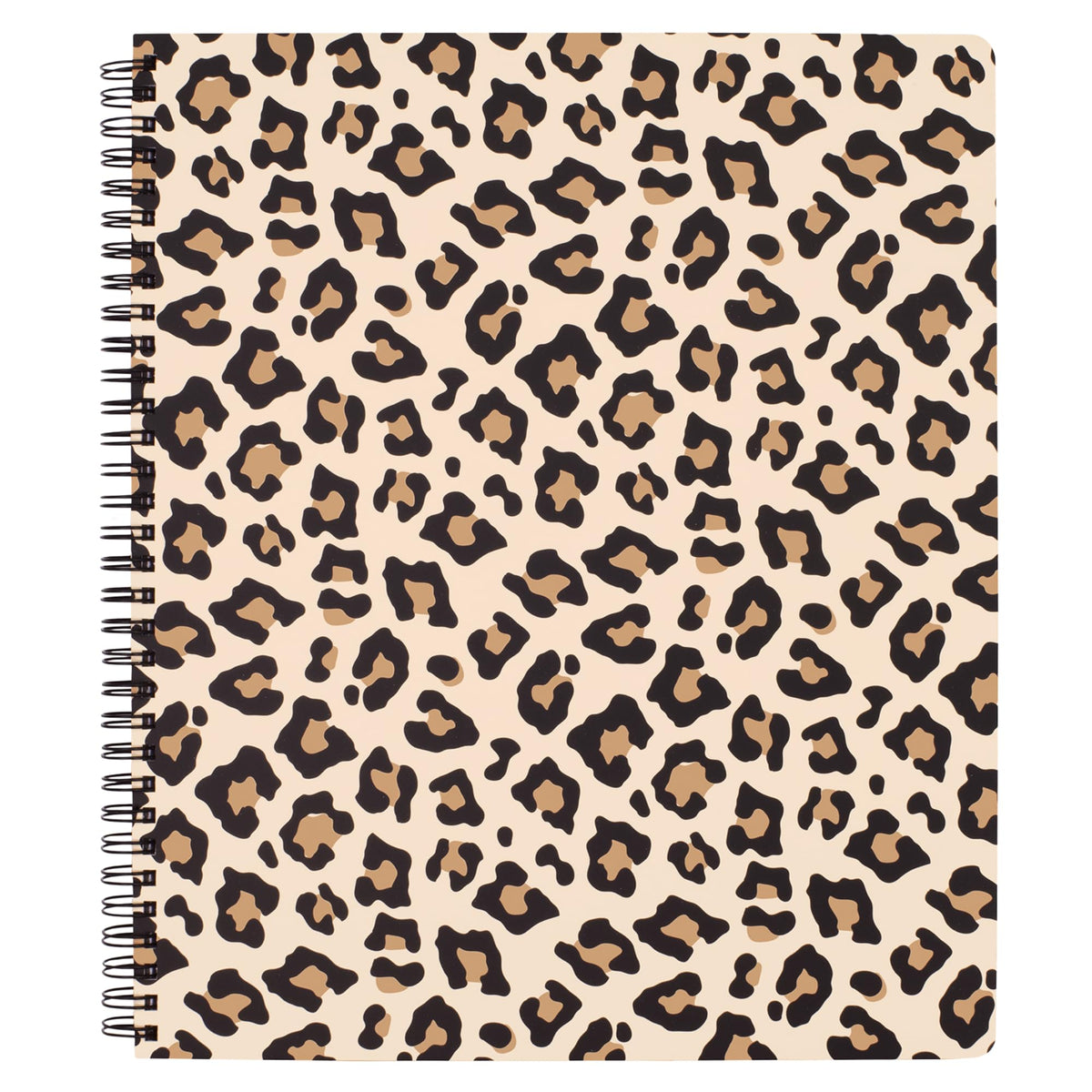 Steel Mill & Co. Cute Floral Large Spiral Notebook, Orange Flower