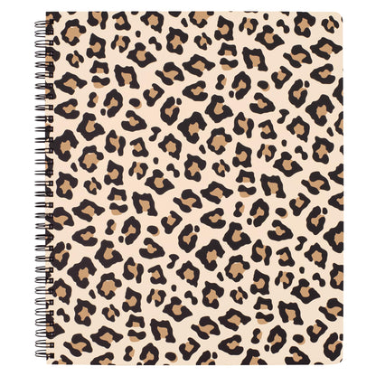 Steel Mill & Co. Cute Floral Large Spiral Notebook, Orange Flower