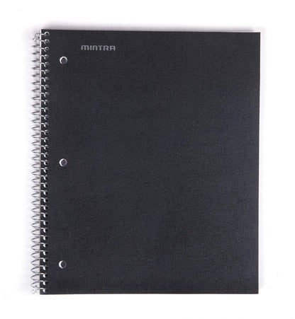 Mintra Office Durable Spiral Notebooks, 1 Subject, (Spring Pink, Sun Yellow, Arctic Ice, College Ruled 3pk)