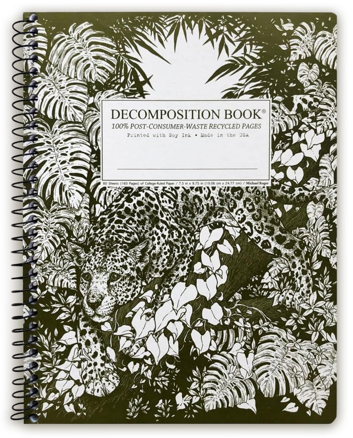 Decomposition Bluebells College Ruled Spiral Notebooks – 9.75 x 7.5 Journal with 160 Lined Pages – Notebooks for School Supplies, Home & Office – 100% Recycled Paper – Made in USA