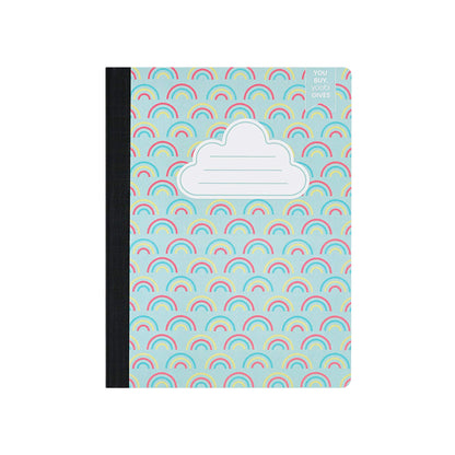 Yoobi College Ruled Spiral Notebooks, 3-Pack, Celestial, 150 Sheets